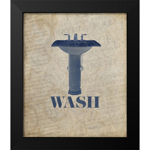 BelovedBath_21 Black Modern Wood Framed Art Print by LightBoxJournal