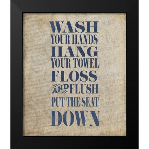 BelovedBath_22 Black Modern Wood Framed Art Print by LightBoxJournal