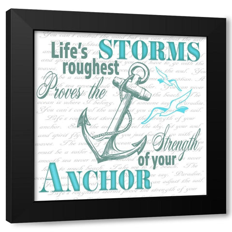 Sailor Away_Sign 2 Black Modern Wood Framed Art Print with Double Matting by LightBoxJournal