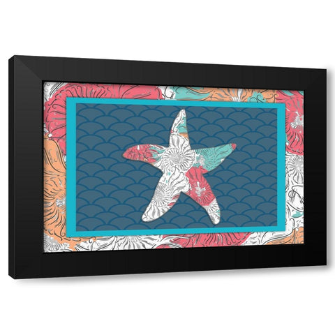 Sea Side BoHo 6 Black Modern Wood Framed Art Print by LightBoxJournal