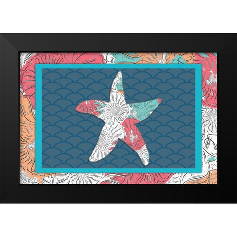 Sea Side BoHo 6 Black Modern Wood Framed Art Print by LightBoxJournal