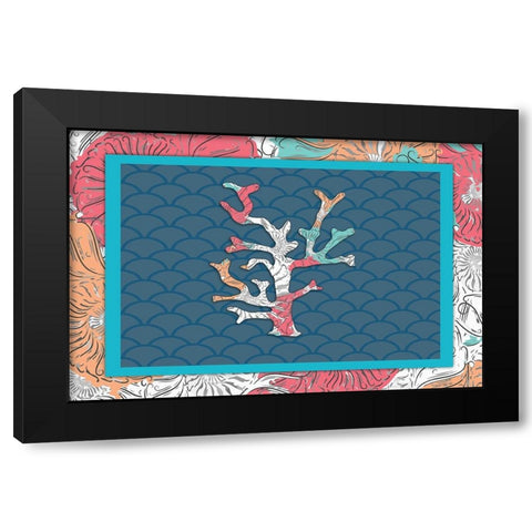 Sea Side BoHo 7 Black Modern Wood Framed Art Print with Double Matting by LightBoxJournal