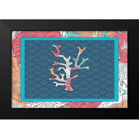 Sea Side BoHo 7 Black Modern Wood Framed Art Print by LightBoxJournal