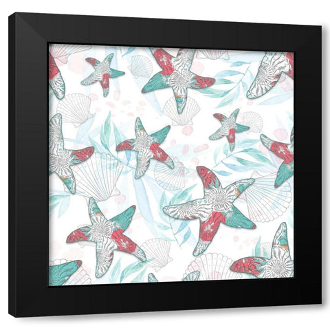 Sea Side BoHo Wrap Around 2 Black Modern Wood Framed Art Print by LightBoxJournal