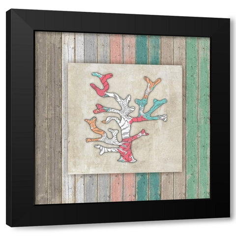 Sea Side BoHo_Frame 4 Black Modern Wood Framed Art Print by LightBoxJournal
