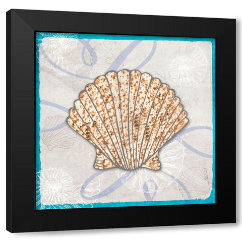 Sea Side Gypsy 3 Black Modern Wood Framed Art Print with Double Matting by LightBoxJournal