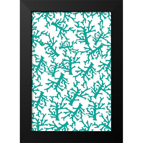 Sea Side Gypsy_Pattern 1 Black Modern Wood Framed Art Print by LightBoxJournal