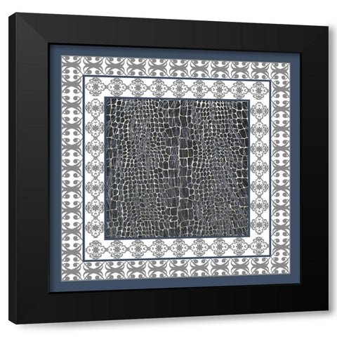 Bandanna A Black Modern Wood Framed Art Print by LightBoxJournal