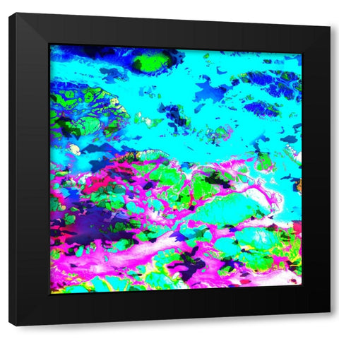 Bright Scarf 2 Black Modern Wood Framed Art Print with Double Matting by LightBoxJournal