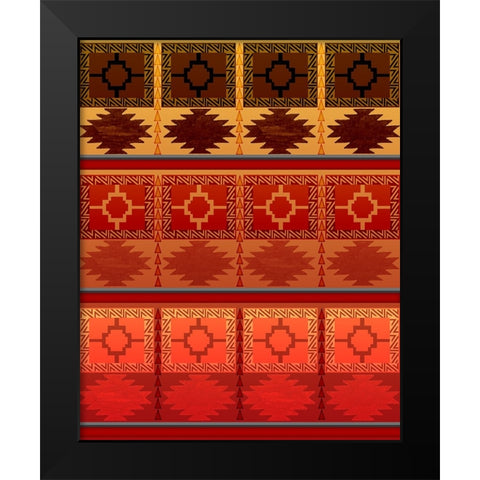 SouthWestStyle 1 Black Modern Wood Framed Art Print by LightBoxJournal