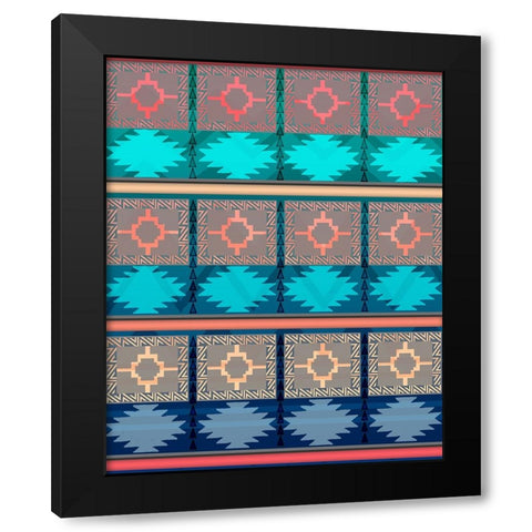 SouthWestStyle 6 Black Modern Wood Framed Art Print by LightBoxJournal