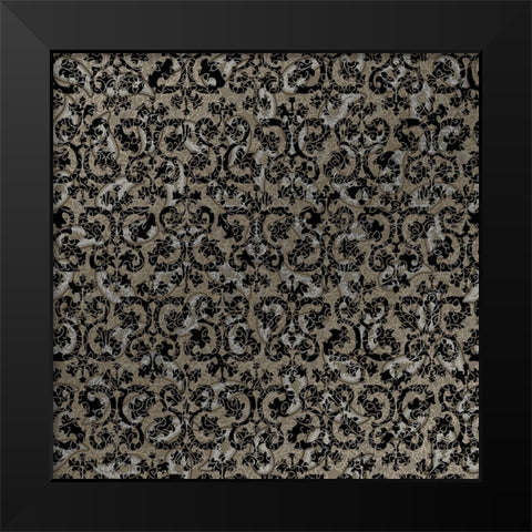 Time Less Scarf 4 Black Modern Wood Framed Art Print by LightBoxJournal