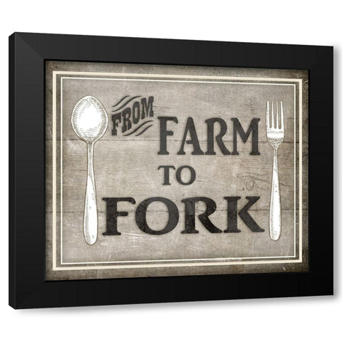 Farm to Fork BK Black Modern Wood Framed Art Print with Double Matting by LightBoxJournal