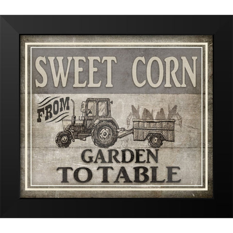 From Garden to Table Black Modern Wood Framed Art Print by LightBoxJournal