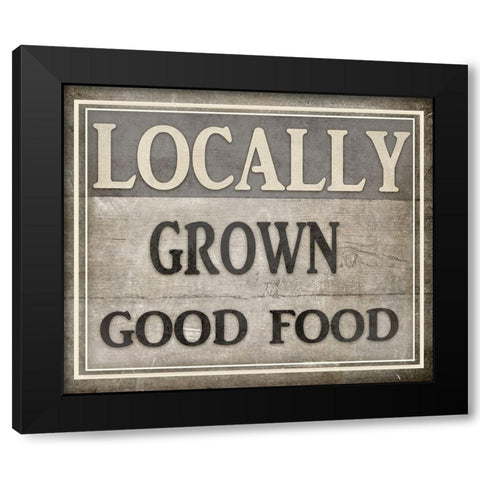 Locally Grown Black Modern Wood Framed Art Print by LightBoxJournal