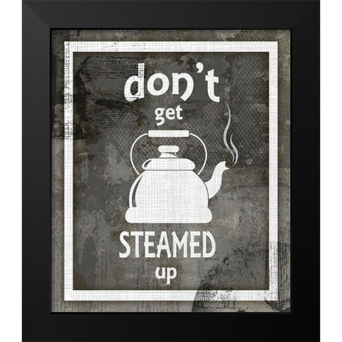 Farm Sign_Steamed Up Black Modern Wood Framed Art Print by LightBoxJournal