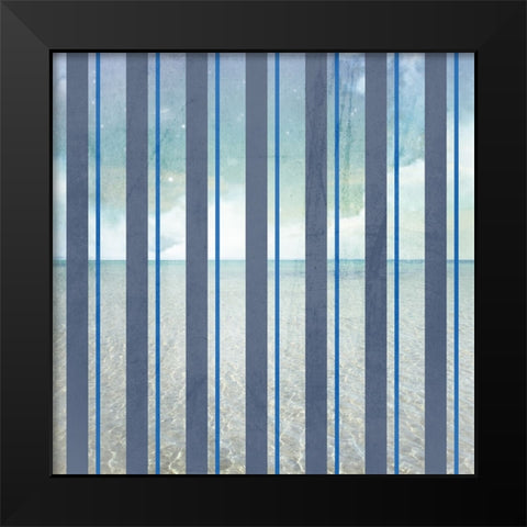 Signs_SeaLife_Repeat Black Modern Wood Framed Art Print by LightBoxJournal