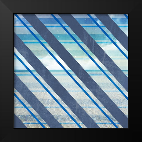 Signs_SeaLife_Repeat12 Black Modern Wood Framed Art Print by LightBoxJournal
