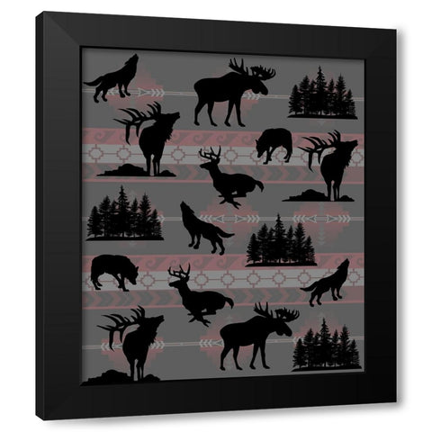 North American Wildlife_09 Black Modern Wood Framed Art Print by LightBoxJournal