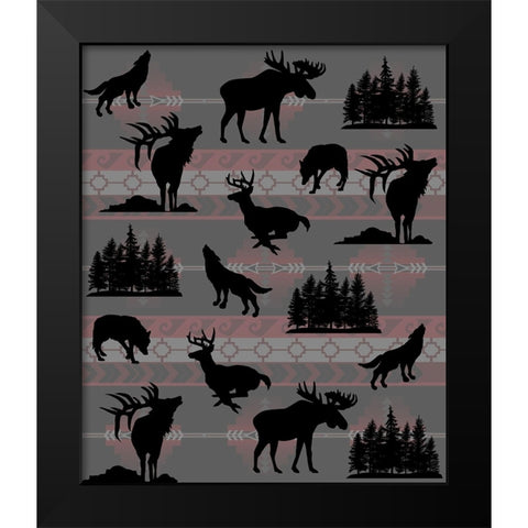 North American Wildlife_09 Black Modern Wood Framed Art Print by LightBoxJournal