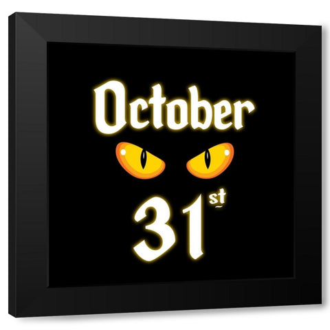 Hocus Pocus 12 Black Modern Wood Framed Art Print by LightBoxJournal