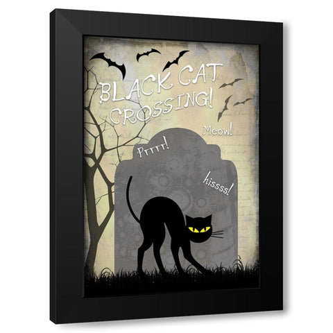 Say Boo 07 Black Modern Wood Framed Art Print with Double Matting by LightBoxJournal
