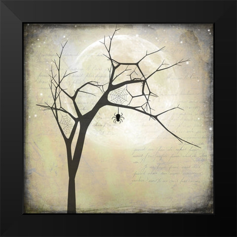 Say Boo 08 Black Modern Wood Framed Art Print by LightBoxJournal