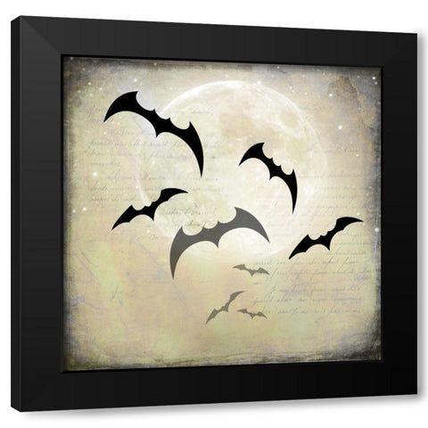 Say Boo 010 Black Modern Wood Framed Art Print with Double Matting by LightBoxJournal