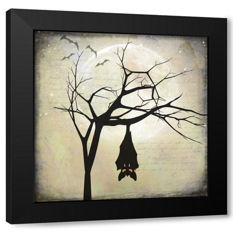Say Boo 012 Black Modern Wood Framed Art Print by LightBoxJournal