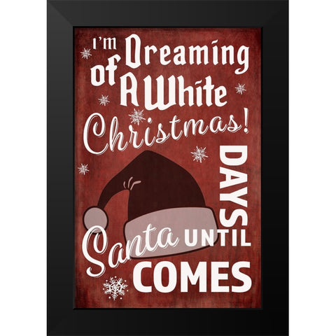 25 Days TilChristmas 03 Black Modern Wood Framed Art Print by LightBoxJournal