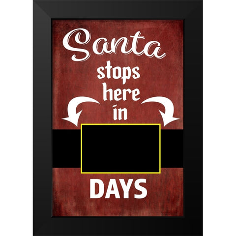 25 Days TilChristmas 05 Black Modern Wood Framed Art Print by LightBoxJournal