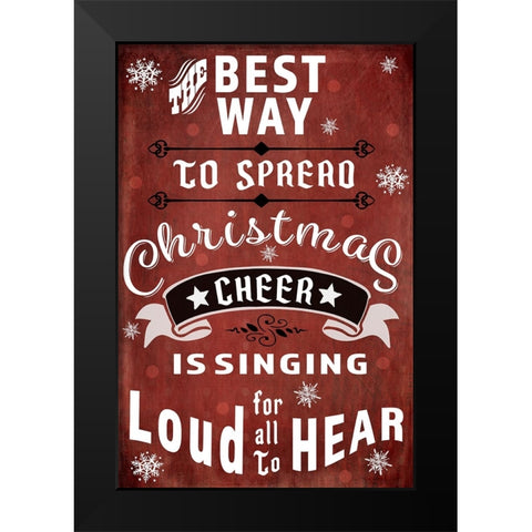 25 Days TilChristmas 035 Black Modern Wood Framed Art Print by LightBoxJournal