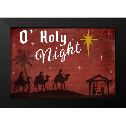 25 Days TilChristmas 036 Black Modern Wood Framed Art Print by LightBoxJournal