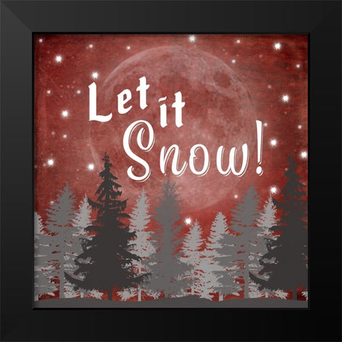25 Days TilChristmas 039 Black Modern Wood Framed Art Print by LightBoxJournal