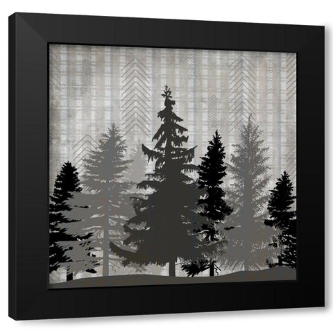 Blue Bear Lodge Sign 06 Black Modern Wood Framed Art Print by LightBoxJournal