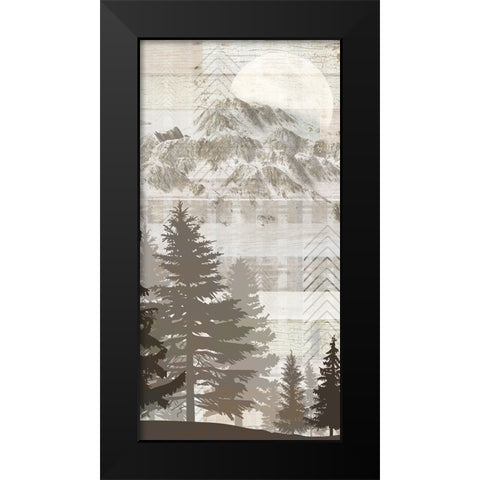 Blue Bear Lodge Sign 016 Black Modern Wood Framed Art Print by LightBoxJournal