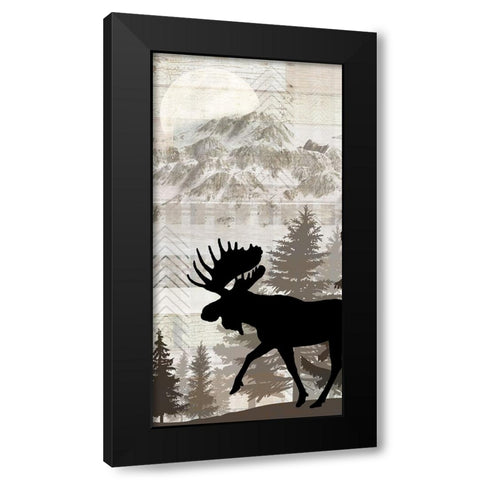 Blue Bear Lodge Sign 017 Black Modern Wood Framed Art Print by LightBoxJournal