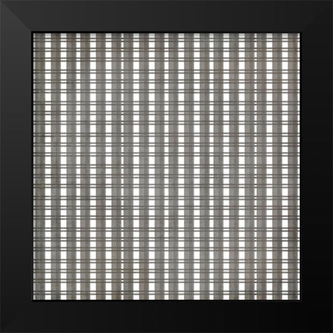 Lodge Surface Pattern 06 Black Modern Wood Framed Art Print by LightBoxJournal