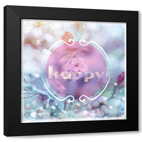 Cherry Blu Sign 1 Black Modern Wood Framed Art Print with Double Matting by LightBoxJournal