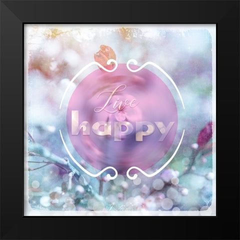 Cherry Blu Sign 1 Black Modern Wood Framed Art Print by LightBoxJournal