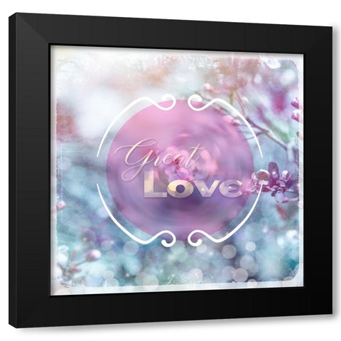 Cherry Blu Sign 2 Black Modern Wood Framed Art Print by LightBoxJournal