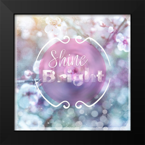 Cherry Blu Sign 4 Black Modern Wood Framed Art Print by LightBoxJournal