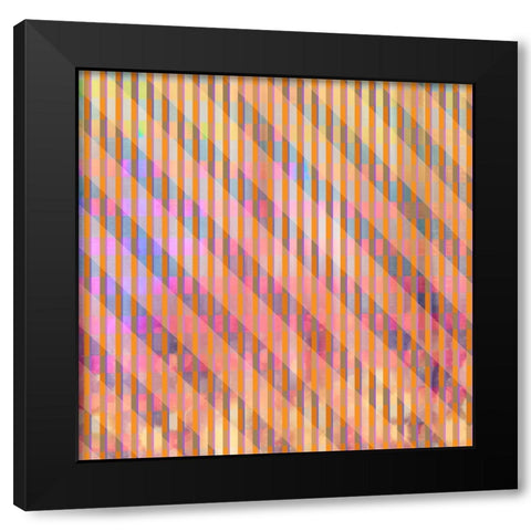 Gypsy Cherry Pattern 01 Black Modern Wood Framed Art Print by LightBoxJournal