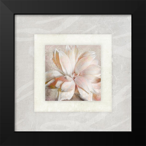 Pink Ivory Portrait 01 Black Modern Wood Framed Art Print by LightBoxJournal