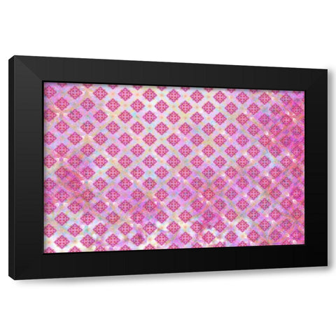 Cherry Blu Pattern 06 Black Modern Wood Framed Art Print with Double Matting by LightBoxJournal