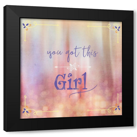 Gypsy Cherry Sign 1 Black Modern Wood Framed Art Print by LightBoxJournal