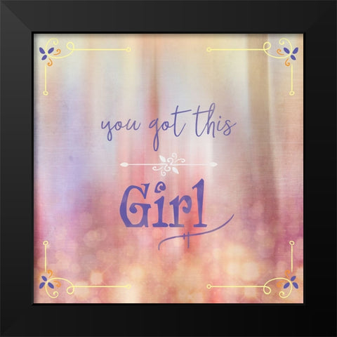 Gypsy Cherry Sign 1 Black Modern Wood Framed Art Print by LightBoxJournal