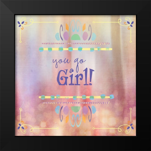 Gypsy Cherry Sign 2 Black Modern Wood Framed Art Print by LightBoxJournal