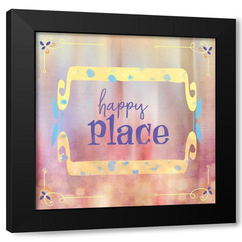 Gypsy Cherry Sign 4 Black Modern Wood Framed Art Print by LightBoxJournal