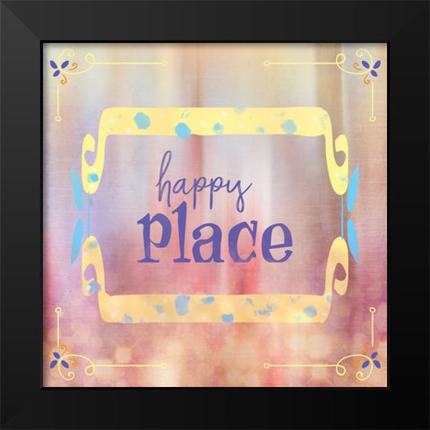 Gypsy Cherry Sign 4 Black Modern Wood Framed Art Print by LightBoxJournal